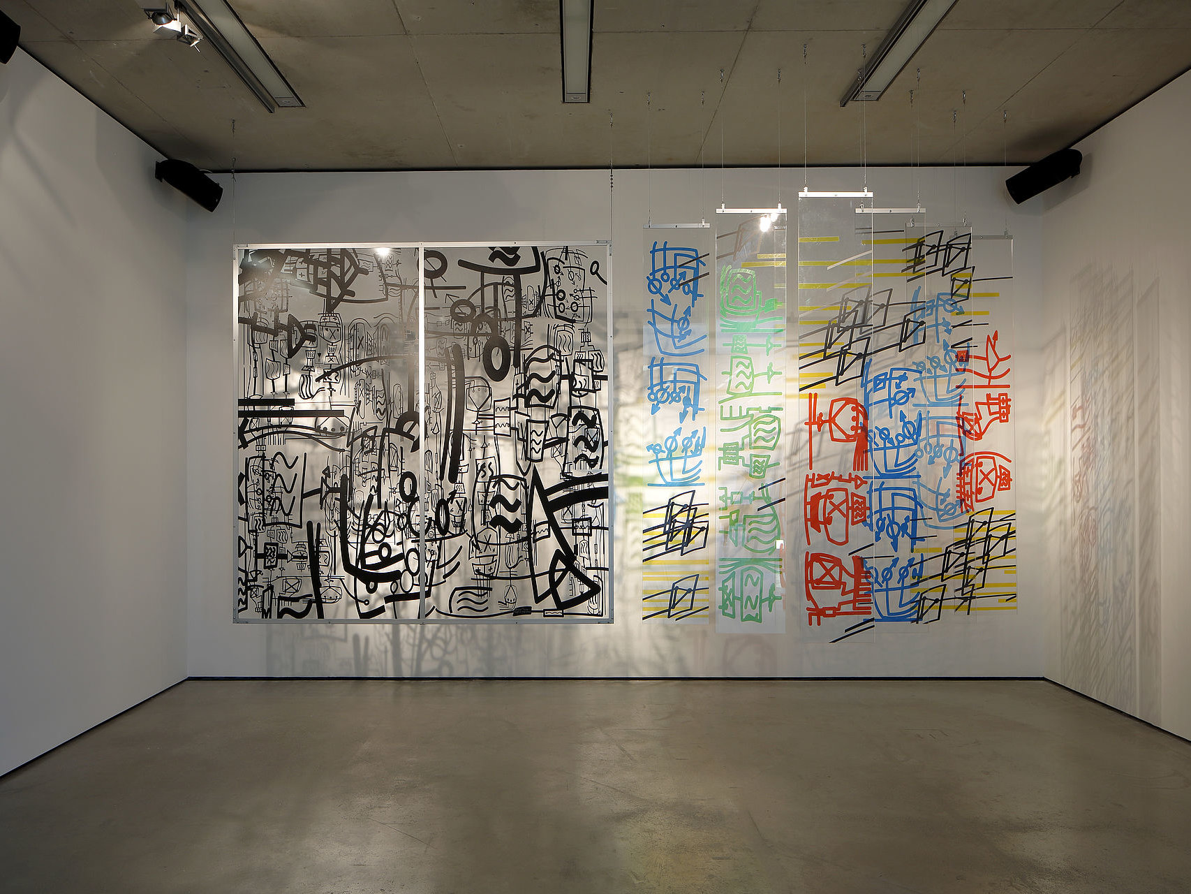 Teasing Chaos. David Tudor, Ausstellungsansicht, Museum der Moderne Salzburg, 2021 © Museum der Moderne Salzburg, Foto: Rainer Iglar